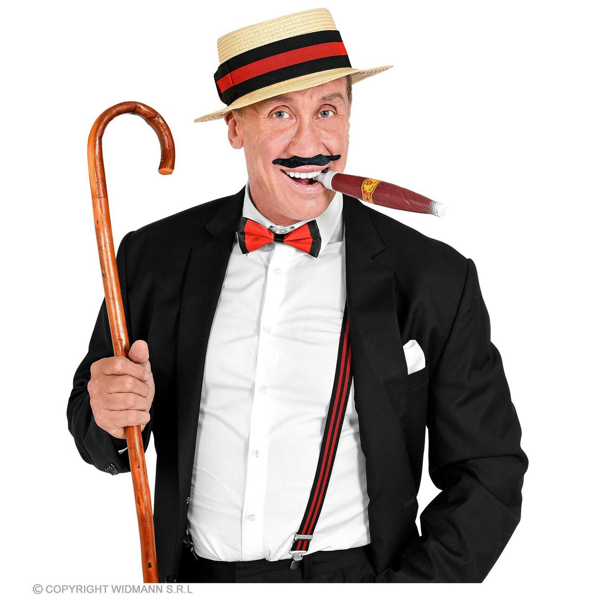 Op deze afbeelding zie je een Accessoires, van het merk Widmann. Jaren 20 Accessoire Set Levensgenieter