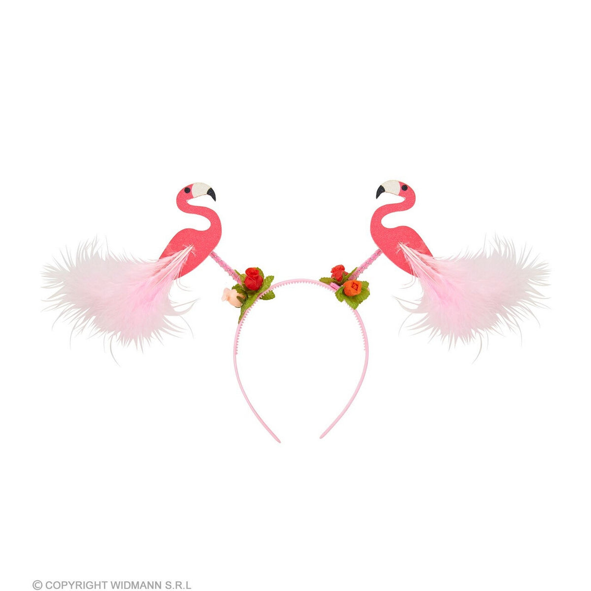 Op deze afbeelding zie je een Accessoires, van het merk Widmann. Geinige Roze Flamingo Bopper