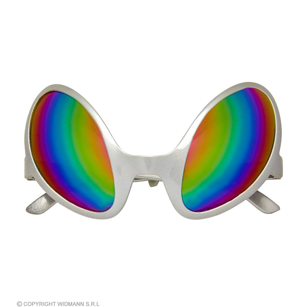Op deze afbeelding zie je een Accessoires, van het merk Widmann. Freaky Alien Vlieg Bril
