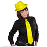 Cravate Funky Brillante Jaune Fluo