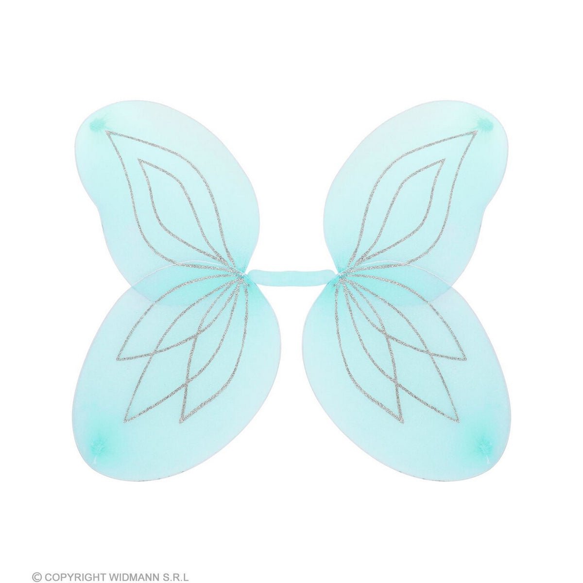 Op deze afbeelding zie je een Accessoires, van het merk Widmann. Blauwe Glitter Vleugels Fee Aisha Kind