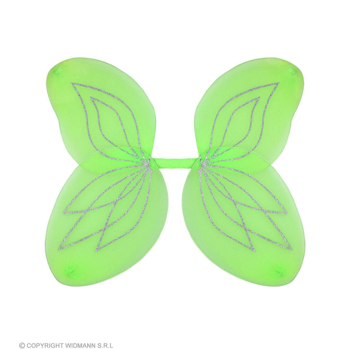 Op deze afbeelding zie je een Accessoires, van het merk Widmann. Groene Glitter Vleugels Fee Greta