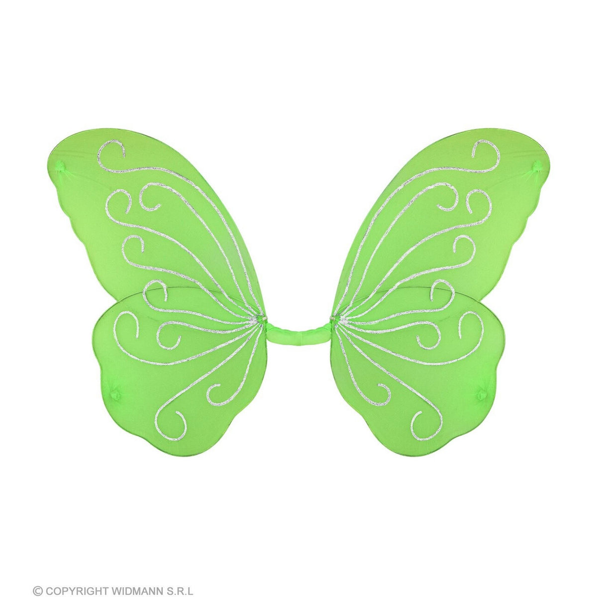 Op deze afbeelding zie je een Accessoires, van het merk Widmann. Fabelachtige Groene Glitter Vleugels Bosfee