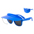 Lunettes Avec Visière Bleue