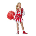 Pom-Pom Girl Danseuse Luxe Rouge Costume Fille