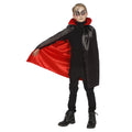 Cape De Dracula Avec Col Noir Rouge