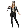 Haut Squelette Vaudou Femme