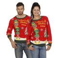 Kersttrui Rood Kerstelf Lifehack Dont Eat Yellow Snow Unisex