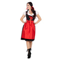 Dirndl Noir Edelweiss Oktoberfest Costume Femme