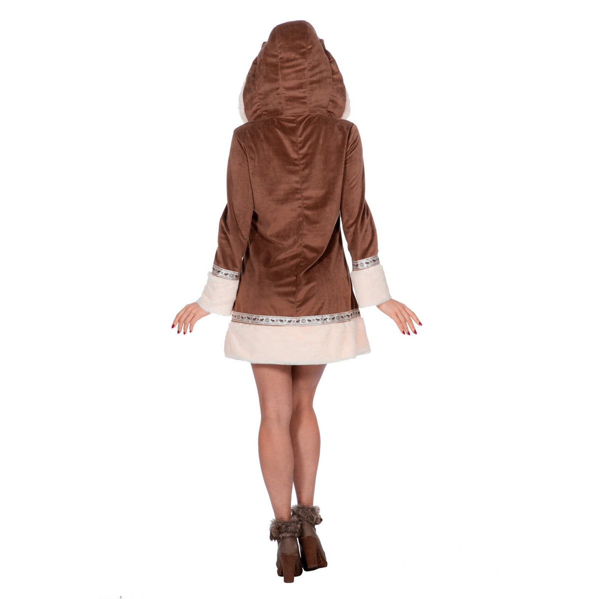 Op deze afbeelding zie je een Kostuums, van het merk Wilbers. Sexy Laat De IJskappen Smelten Eskimo Vrouw Kostuum