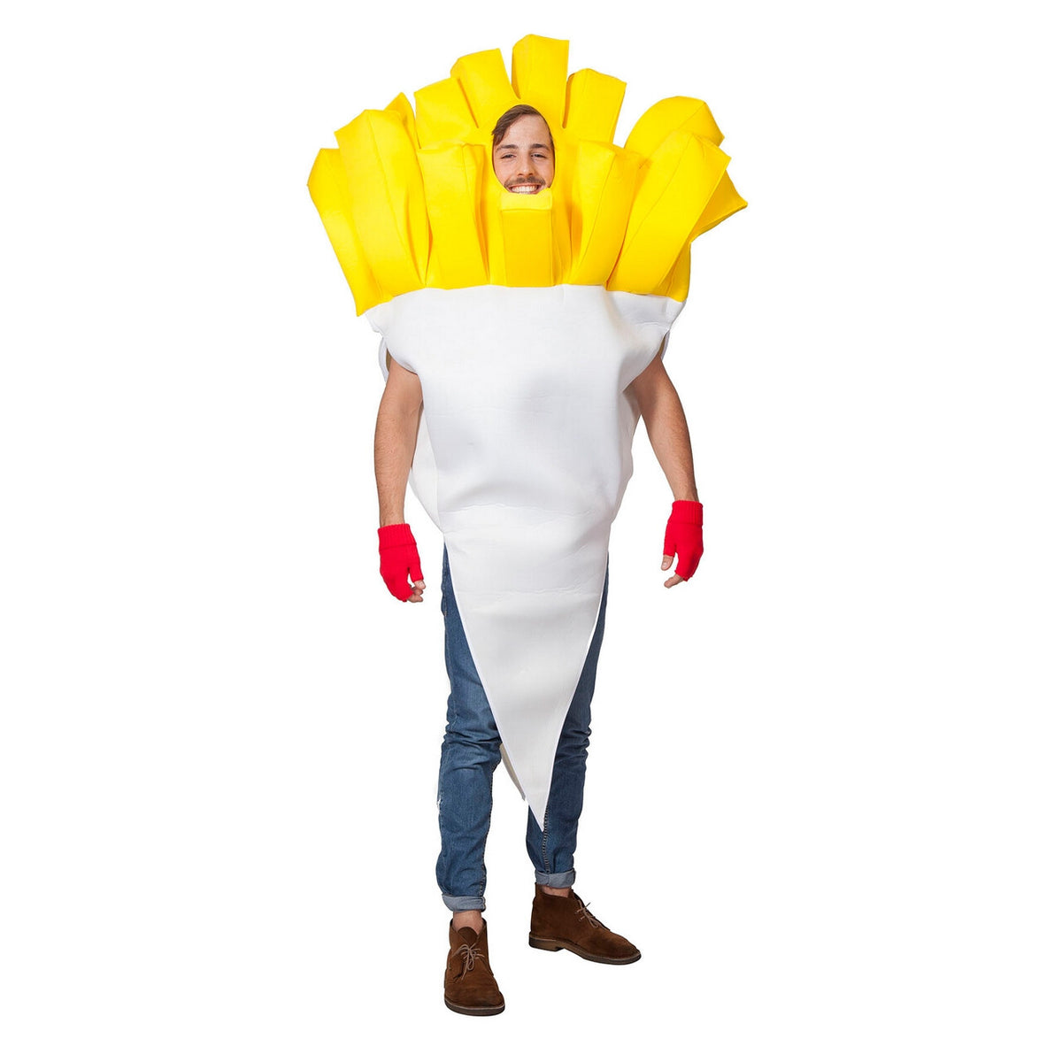Op deze afbeelding zie je een Kostuums, van het merk Wilbers. Lekker Knapperige Frietjes Kostuum