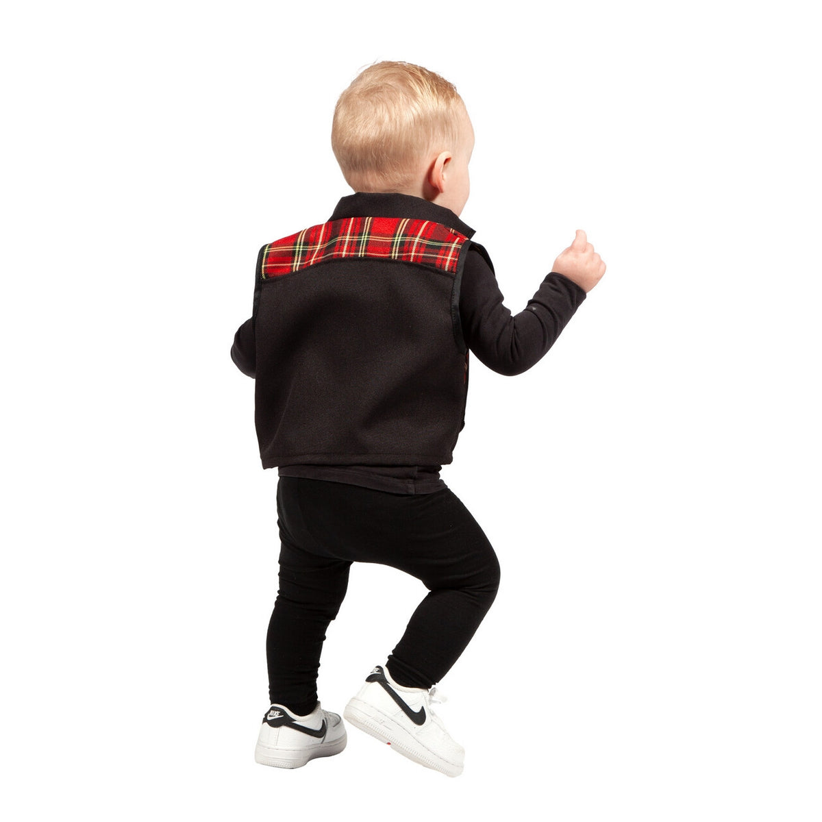 Op deze afbeelding zie je een Kostuums, van het merk Wilbers. Punkrock Baby Vest Kind