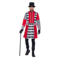 Manteau À Carreaux Rouge Blanc Noir Homme