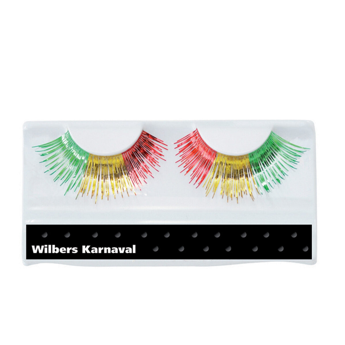 Op deze afbeelding zie je een Accessoires, van het merk Wilbers. Feestelijke Carnaval Wimpers Glans