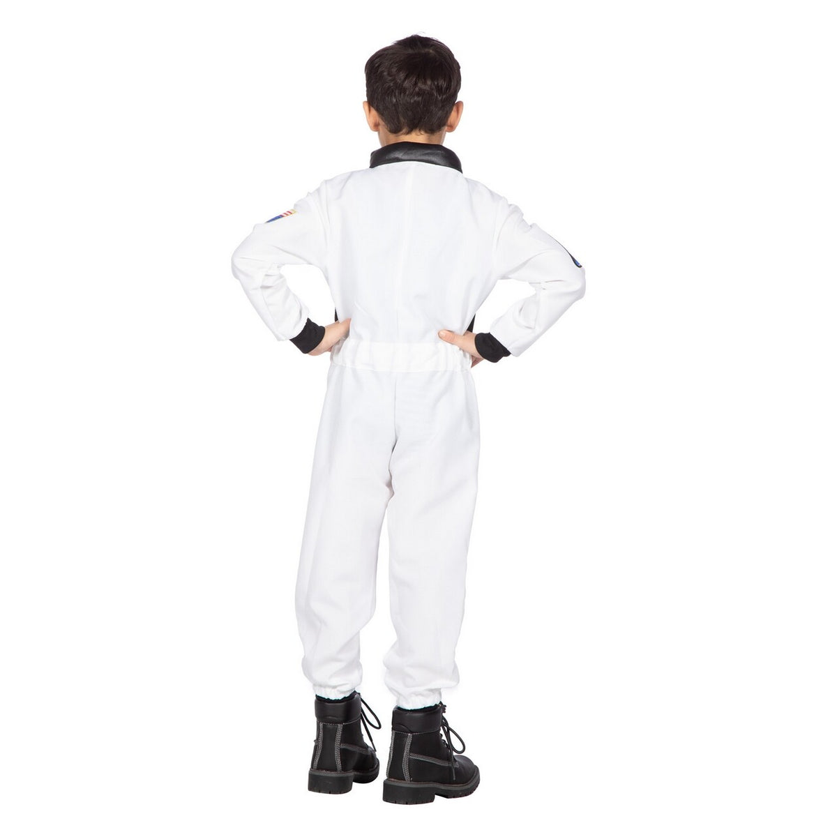 Op deze afbeelding zie je een Kostuums, van het merk Wilbers. Astronaut Nasa Galaxy Kid Kind Kostuum