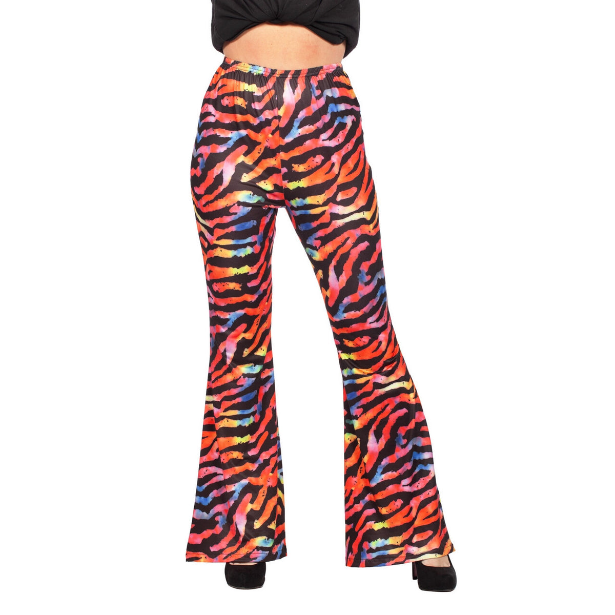 Op deze afbeelding zie je een Kostuums, van het merk Wilbers. Wild And Crazy Tiger Broek Multicolour Vrouw