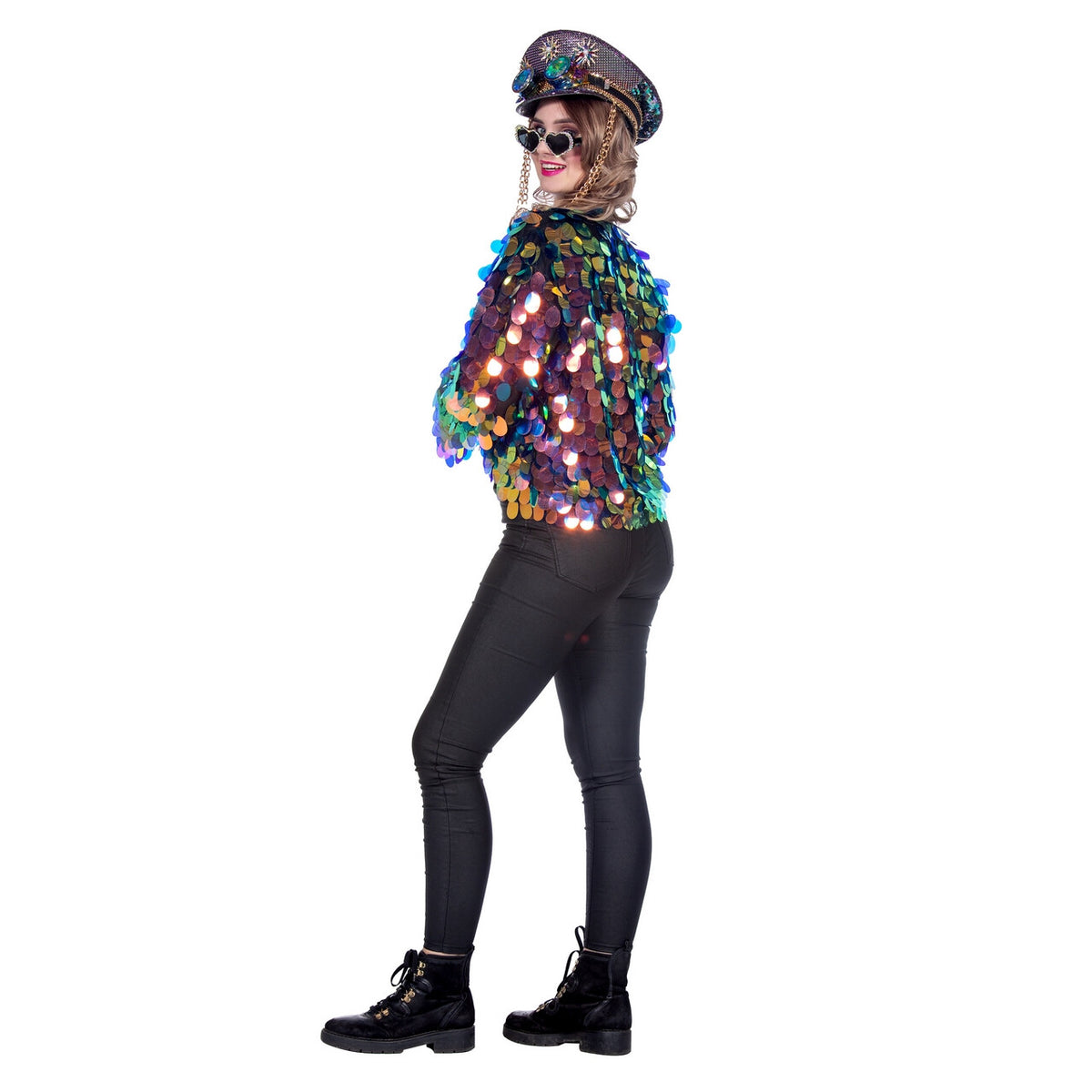 Op deze afbeelding zie je een Kostuums, van het merk Wilbers. Mrs Shine-A-Lot Jas Vrouw