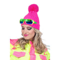 Bonnet De Ski Joyeux Rose Néon