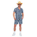 Voyage Dété Festival Cercles Bleus Costume Homme