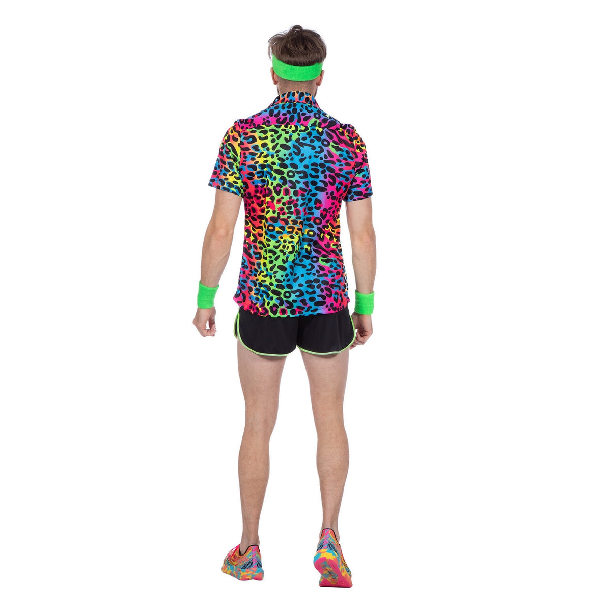 Op deze afbeelding zie je een Kostuums, van het merk Wilbers. Party Shirt Panter Neon Man