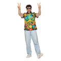 Chemise De Fête Peace And Flowers Hippie Homme
