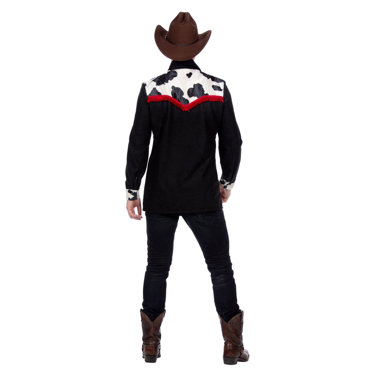 Op deze afbeelding zie je een Kostuums, van het merk Wilbers. Western Blouse Koe Man