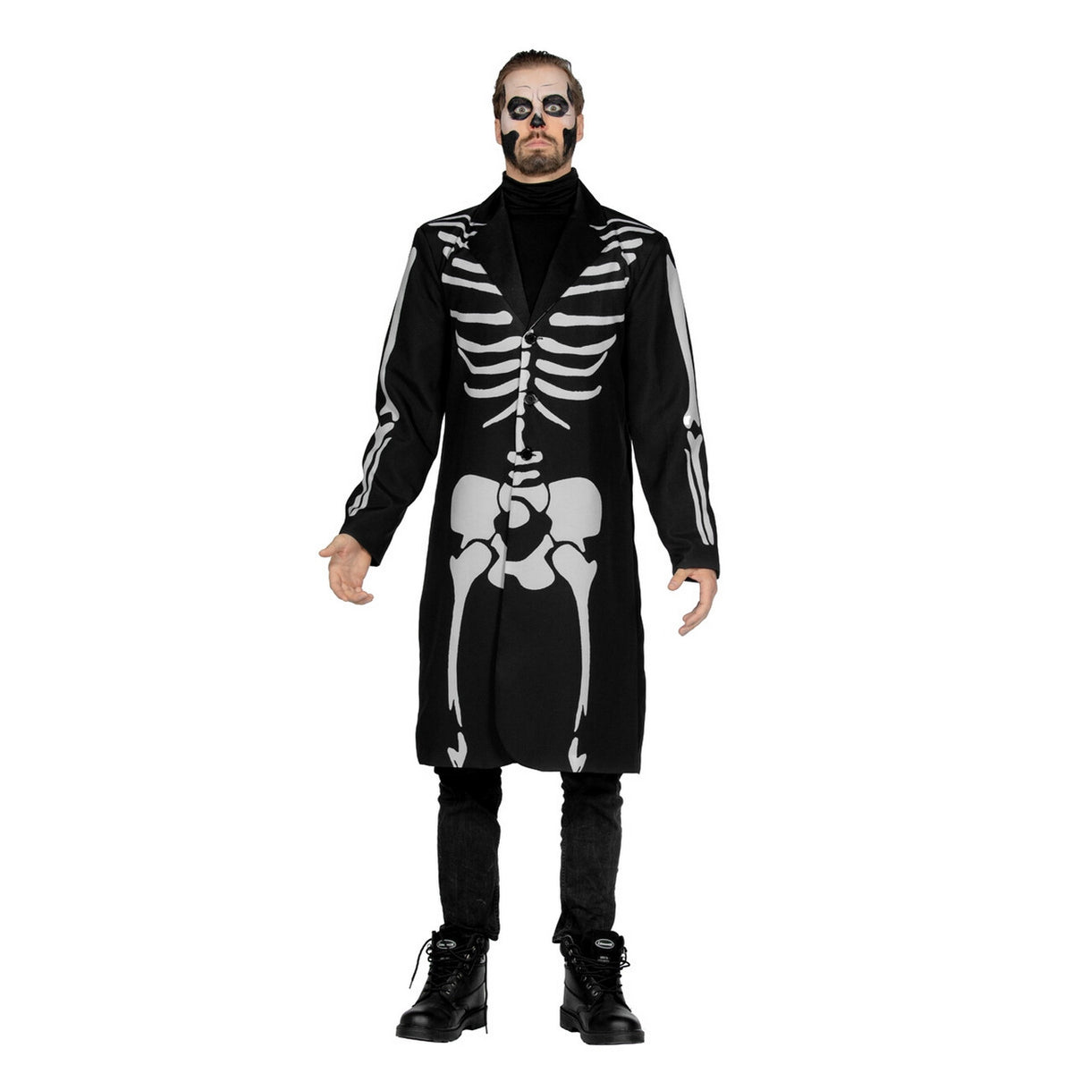 Op deze afbeelding zie je een Kostuums, van het merk Wilbers. Mr Skeletman