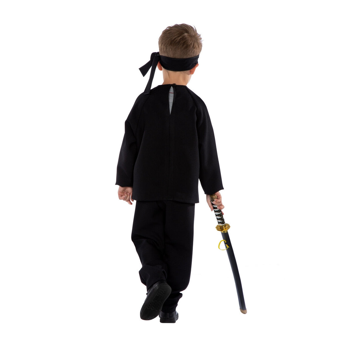 Op deze afbeelding zie je een Kostuums, van het merk Wilbers. Megasnelle Martial Arts Ninja Jongen Kostuum