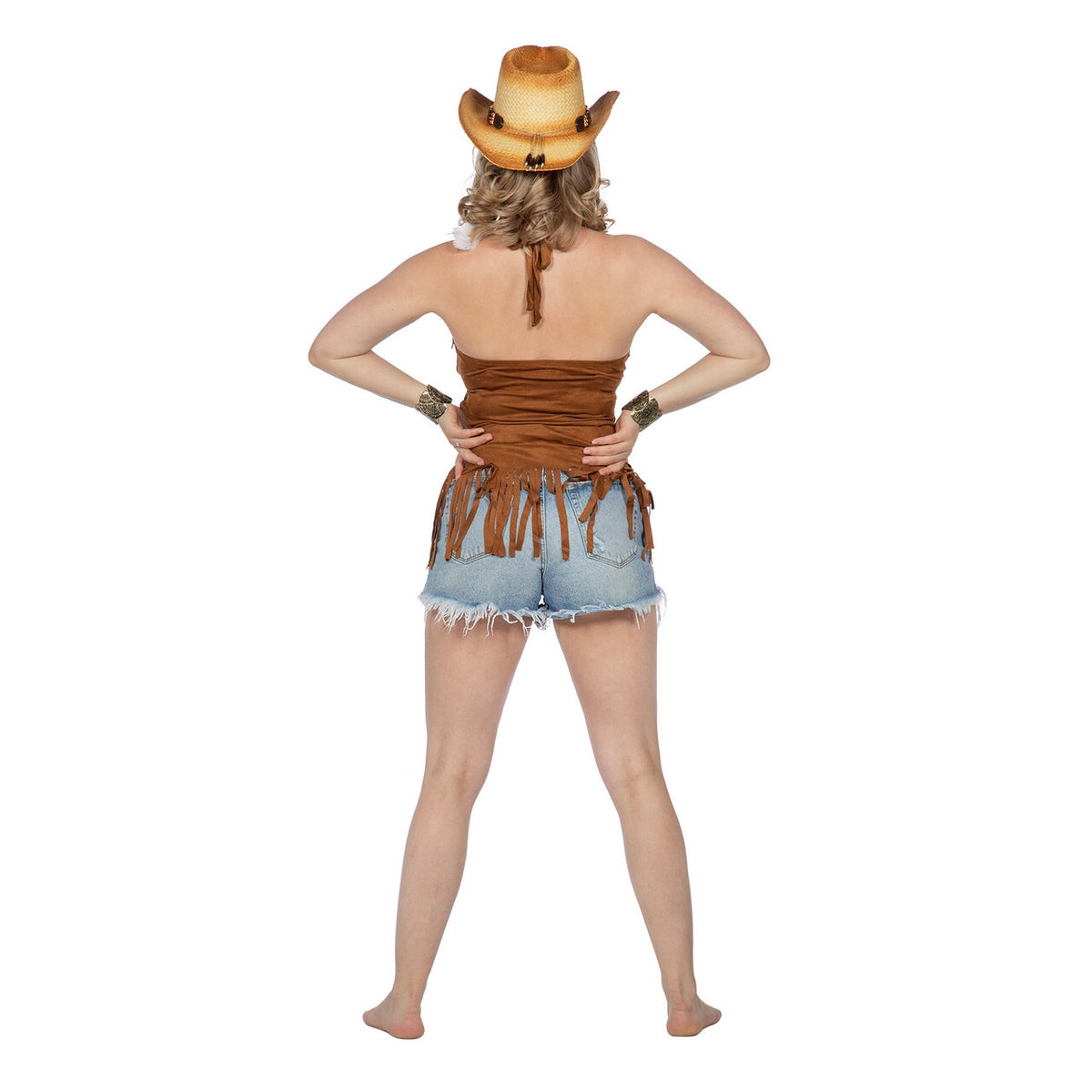 Op deze afbeelding zie je een Kostuums, van het merk Wilbers. Yihaa Wild Wild West Cowgirl Vrouw